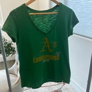 A's Green Champions T-Shirt